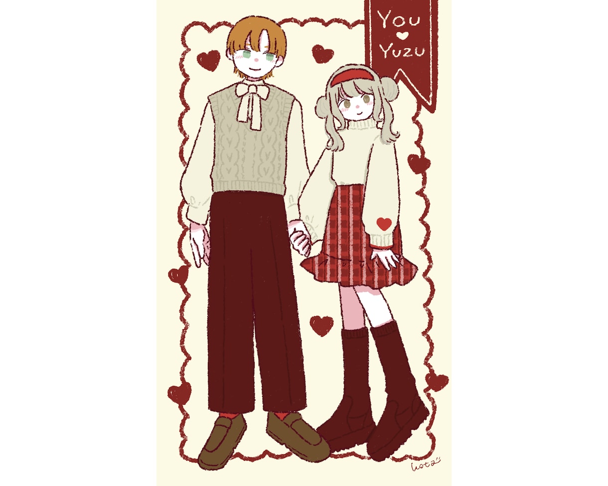 コーディネートイラストを描きます キャラに似合いそうな服や、あなたの服装をイラスト化します！ イメージ2