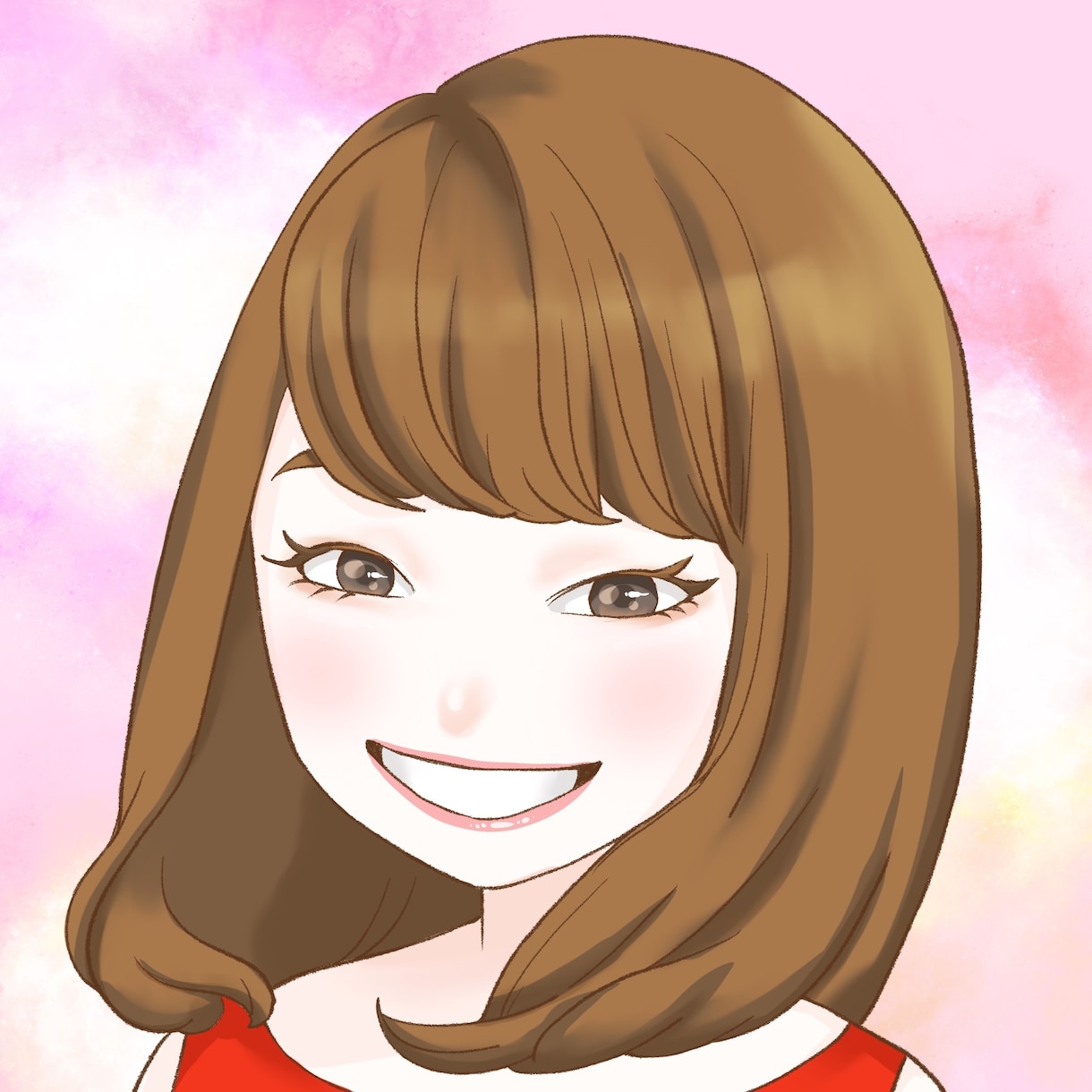 目を引く可愛い♪アイコン♪ポップな似顔絵描きます 可愛いアイコンで他と格差をだします♪ イメージ4