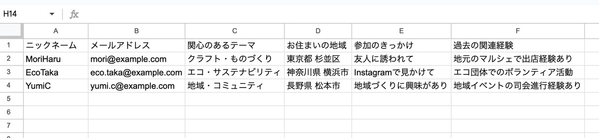 スプレッドシートに収集できるフォームを作ります リアルタイムでスプシに集計できる、フォームで集客しませんか？ イメージ7