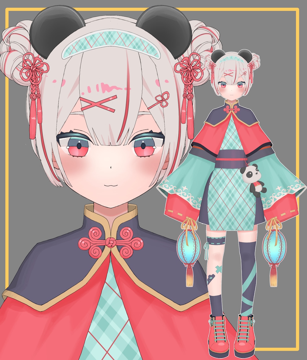 男性女性Live2Dモデリング全行程制作します Vtuberさん用キャラデザ～モデリングまでのセット イメージ6