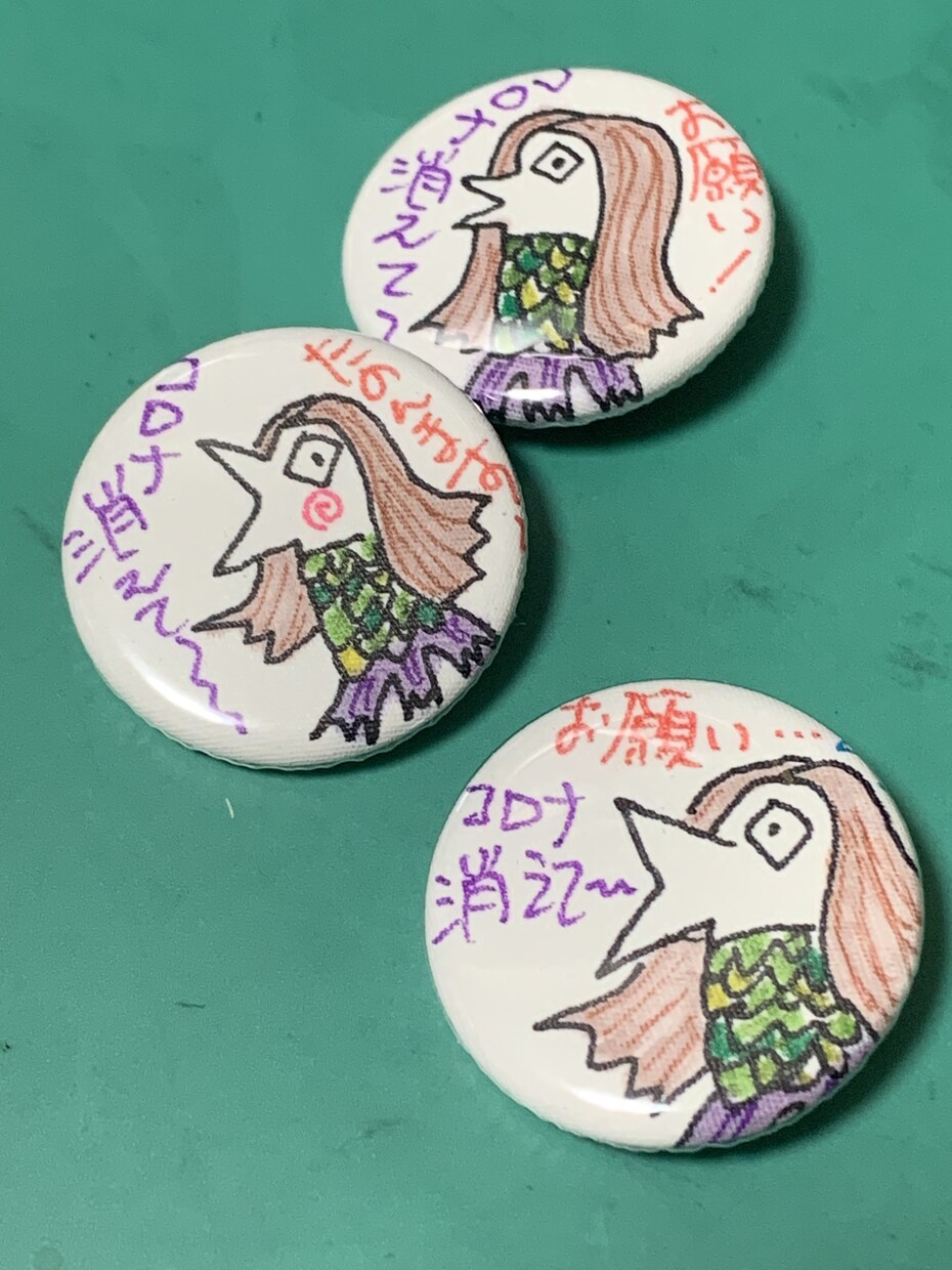 イラスト&似顔絵等オリジナル缶バッチ作ります ご希望のイラストから缶バッチ作成します イメージ2