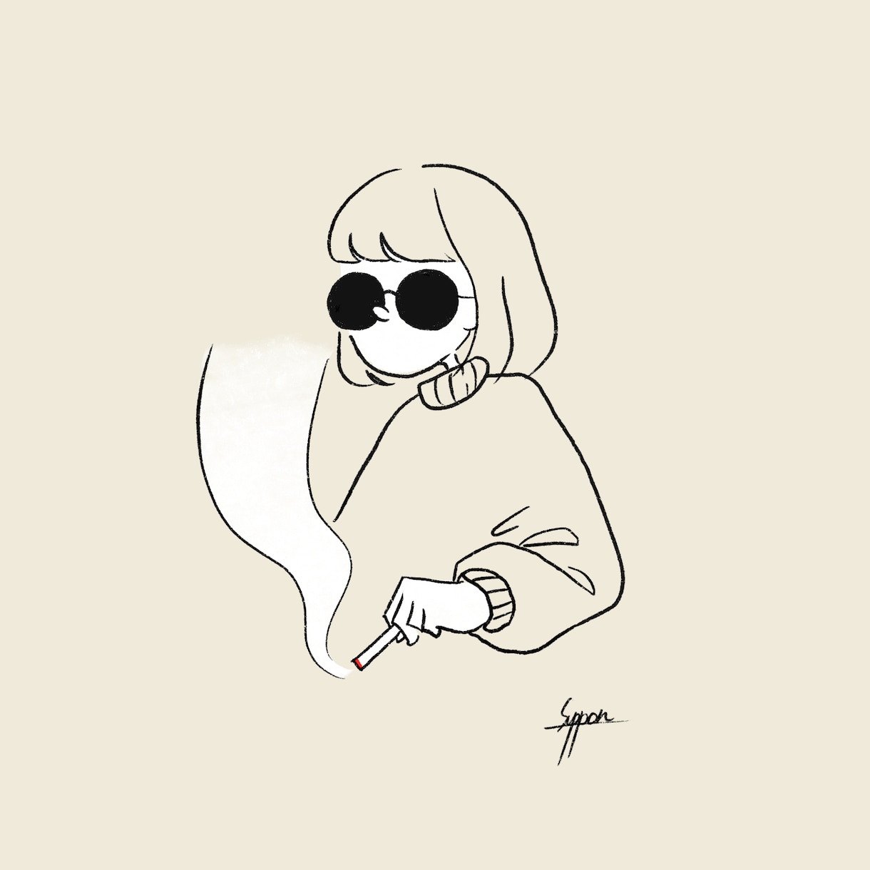 おしゃれかつ可愛らしいイラストを描きます Instagramのアイコンなどにおすすめです！ イメージ1