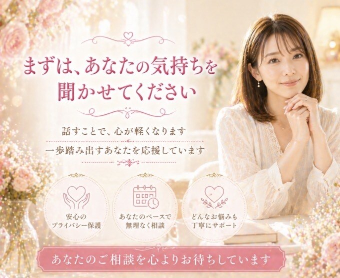もう無理!その気持ち今すぐ優しく受け止めます ✤ 心が軽くなるまであなたの想いをそっと受け止めます ✤ イメージ7