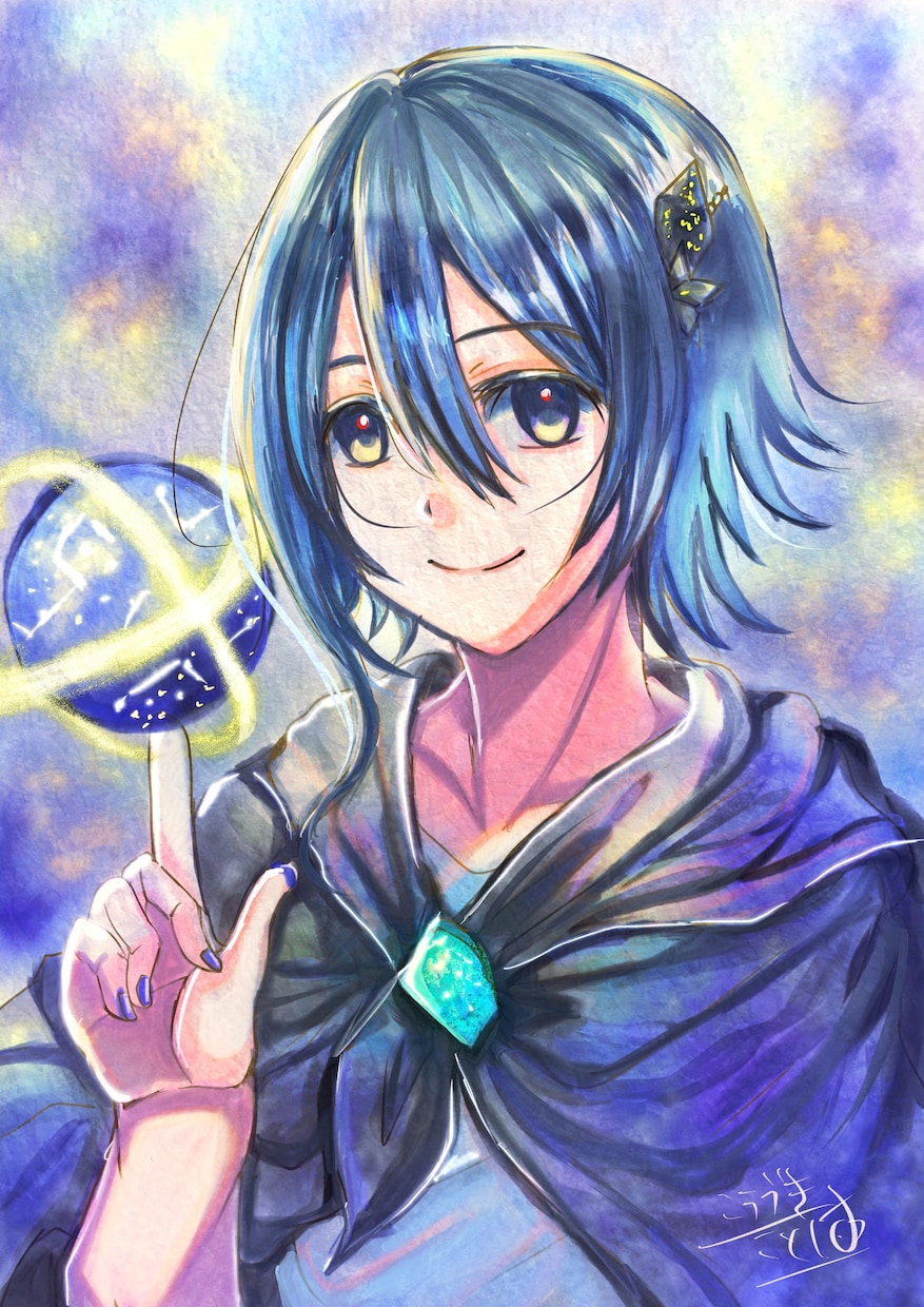 透明感のあるデジタルイラスト描きます 繊細で綺麗なデジタルイラストお好みの方へ イメージ2