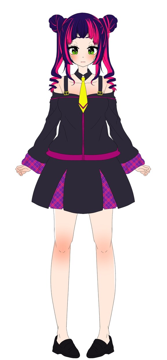 現在セール中！VTuber立ち絵お描きします 原画のみ！VTuberイラストお任せ下さい！ イメージ4