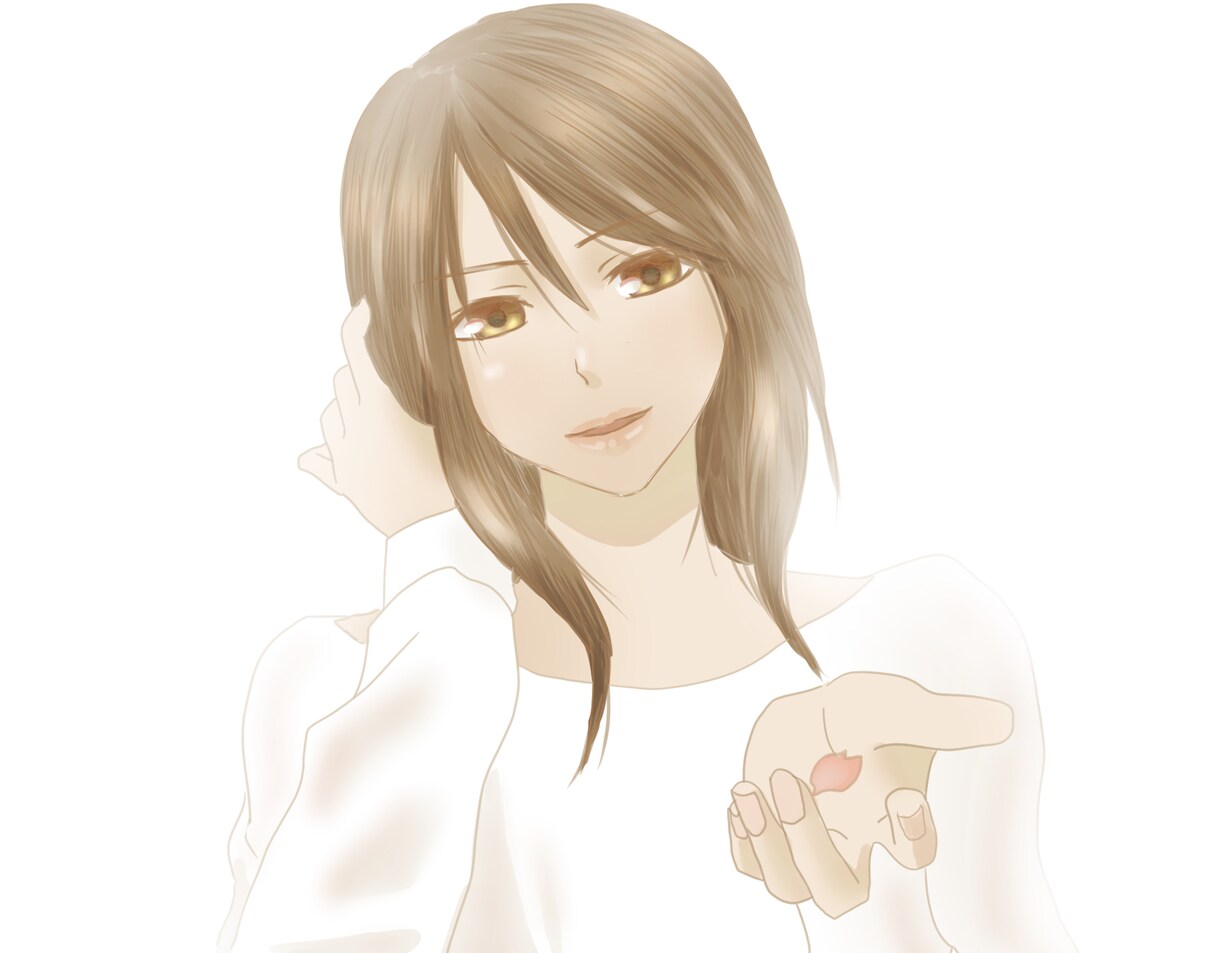 綺麗な女性や男性はいかがですか？イラスト描きます 著作権譲渡など対応します！（オプション参照） イメージ10