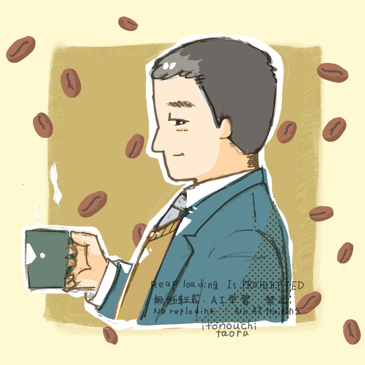 イメージ似顔絵作成します お好きなポーズのイメージ似顔絵を作成します。 イメージ2