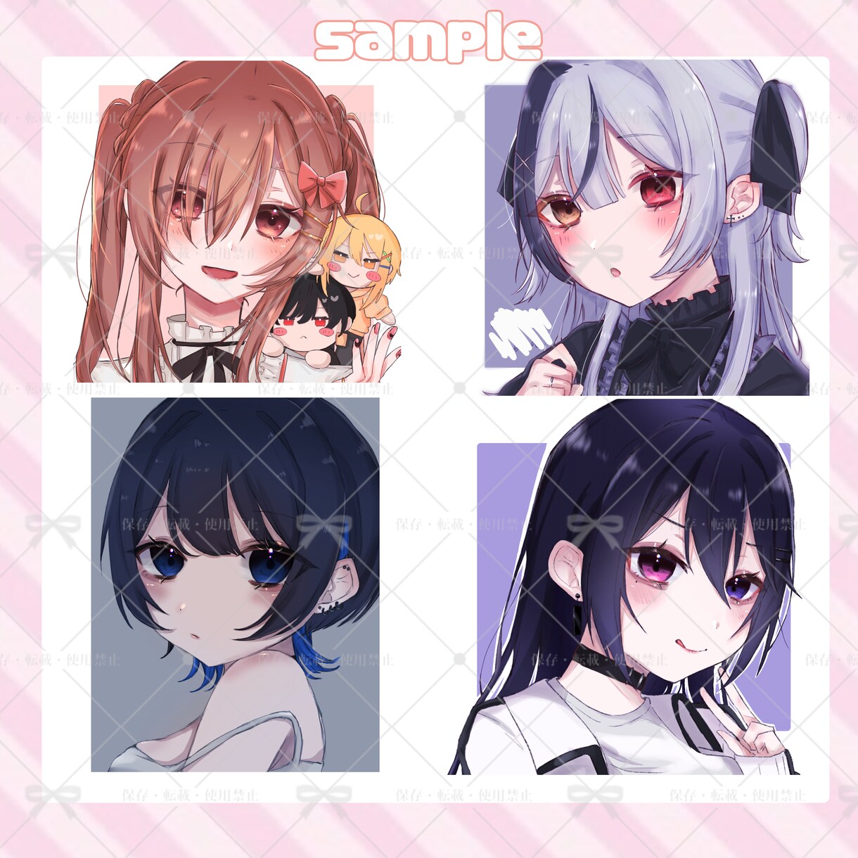 SNSのアイコン描かせて頂きます SNSアイコンを安値で描かせていだきます！ イメージ1