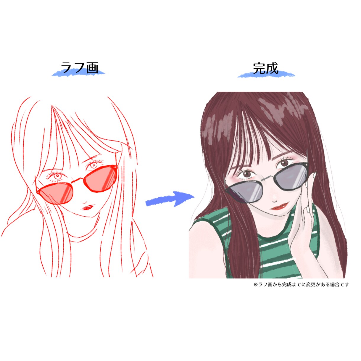 おしゃれ＋可愛いイラスト描きます 商業用、SNS等のアイコン利用OK☺︎似顔絵も可愛く再現♡ イメージ4