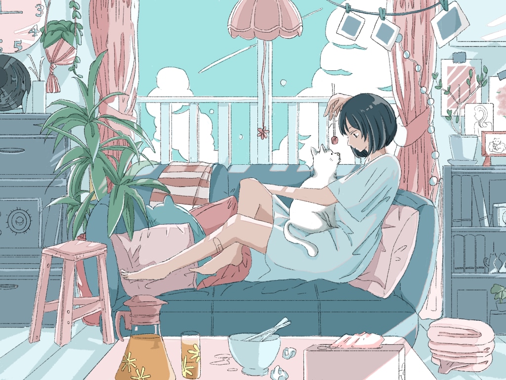 あなたの好きな世界観、日常を一枚のイラストにします 淡くおしゃれな世界観の一枚絵をお届け致します✨ イメージ1