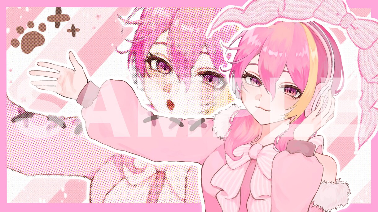 かわいい女の子描きます アイコンや立ち絵、様々な用途のイラストをお描きします！ イメージ6