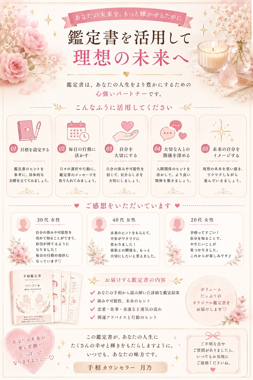 あなたの才能と強みを手相で鑑定します 仕事・恋愛・副業のお悩みに寄り添います！ イメージ10