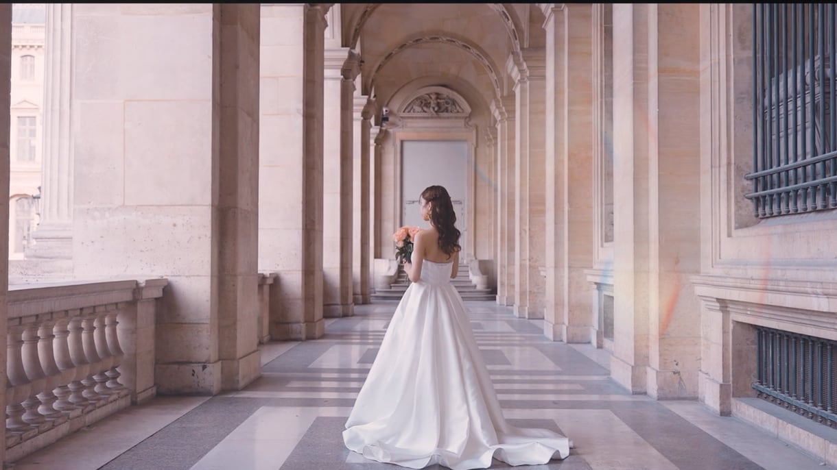 結婚式 入場前オープニング作ります 思い出の写真や動画を映画の始まりのような仕上がりに◎ イメージ3