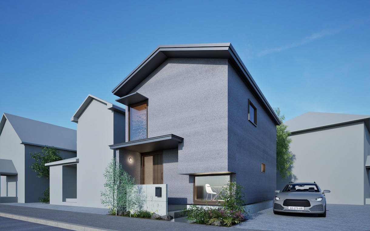 高品質の建築CGパースを提供いたします 戸建・集合住宅外観パースを作成します。 イメージ1