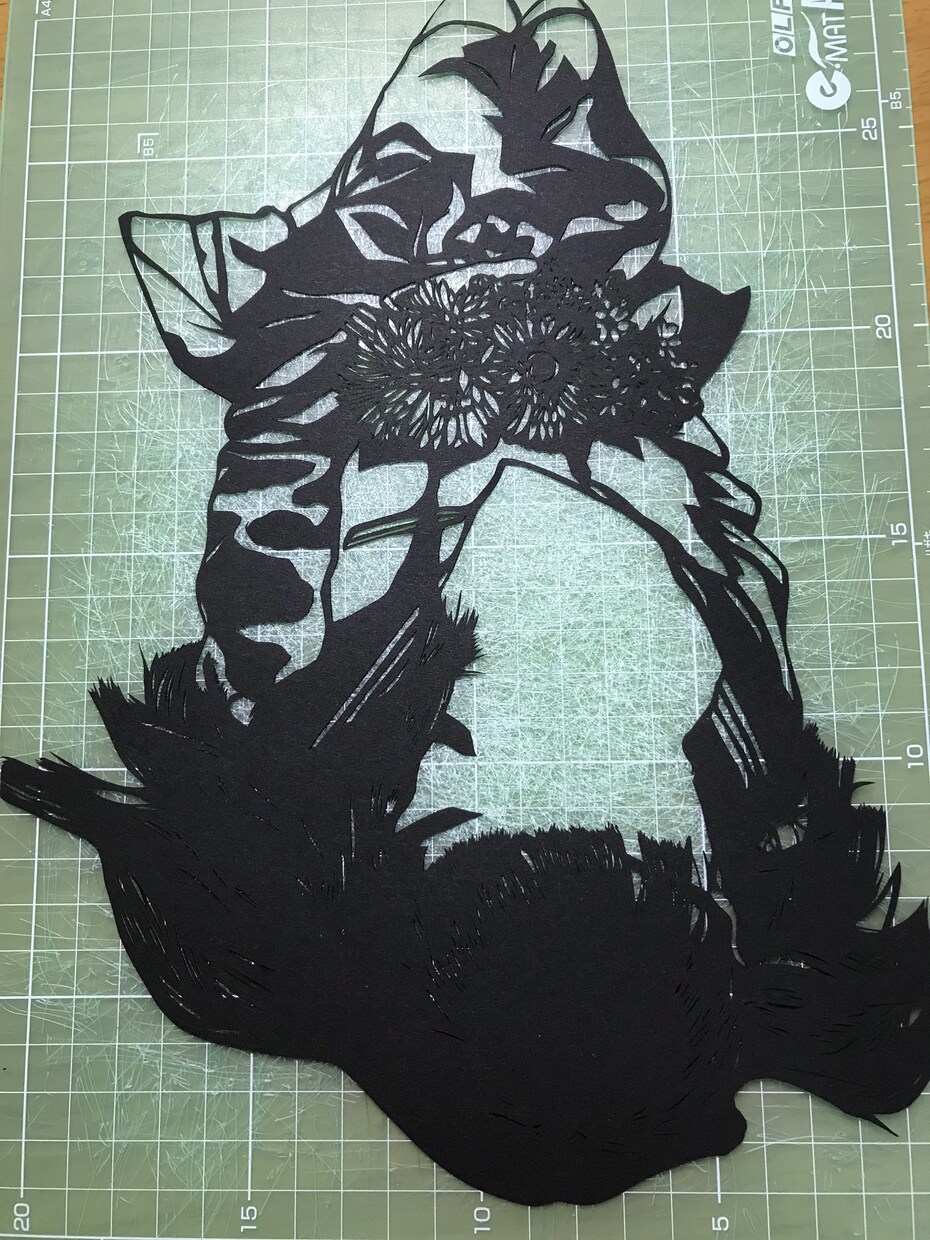 お好きな画像の切り絵をお作り致します 部屋の飾りやプレゼントに困っている方にオススメです！ イメージ2