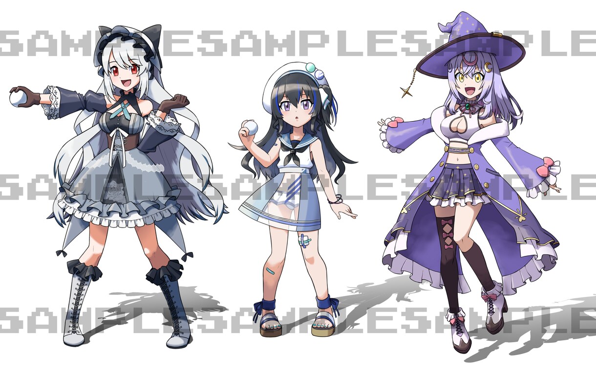 配信や動画用立ち絵制作いたします 他の方よりも丁寧な画風でご提供できます。 イメージ1
