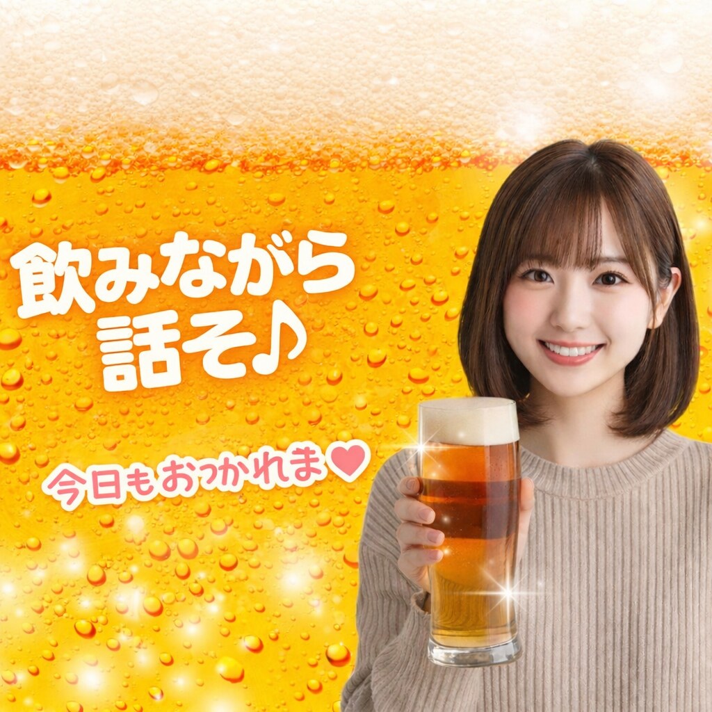今日は呑みながら話したい方！一緒に盛り上がります 誰かと話したくなるそんな時♪一緒に話して笑いましょ^_^ イメージ1