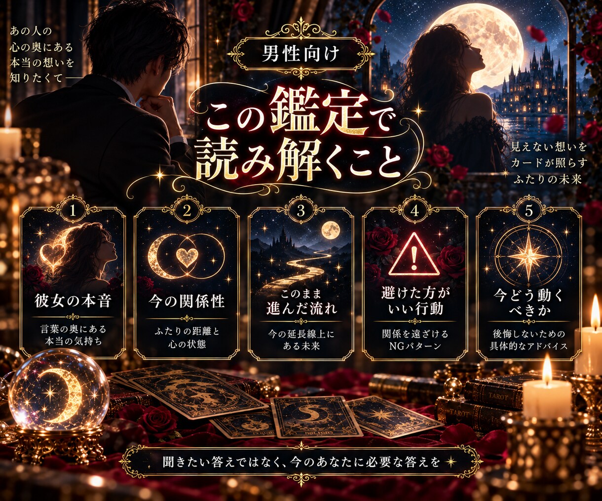 彼女の本音とこの恋の行方を読み解きます 彼女の本音とこの恋の行方を読み解きます イメージ3