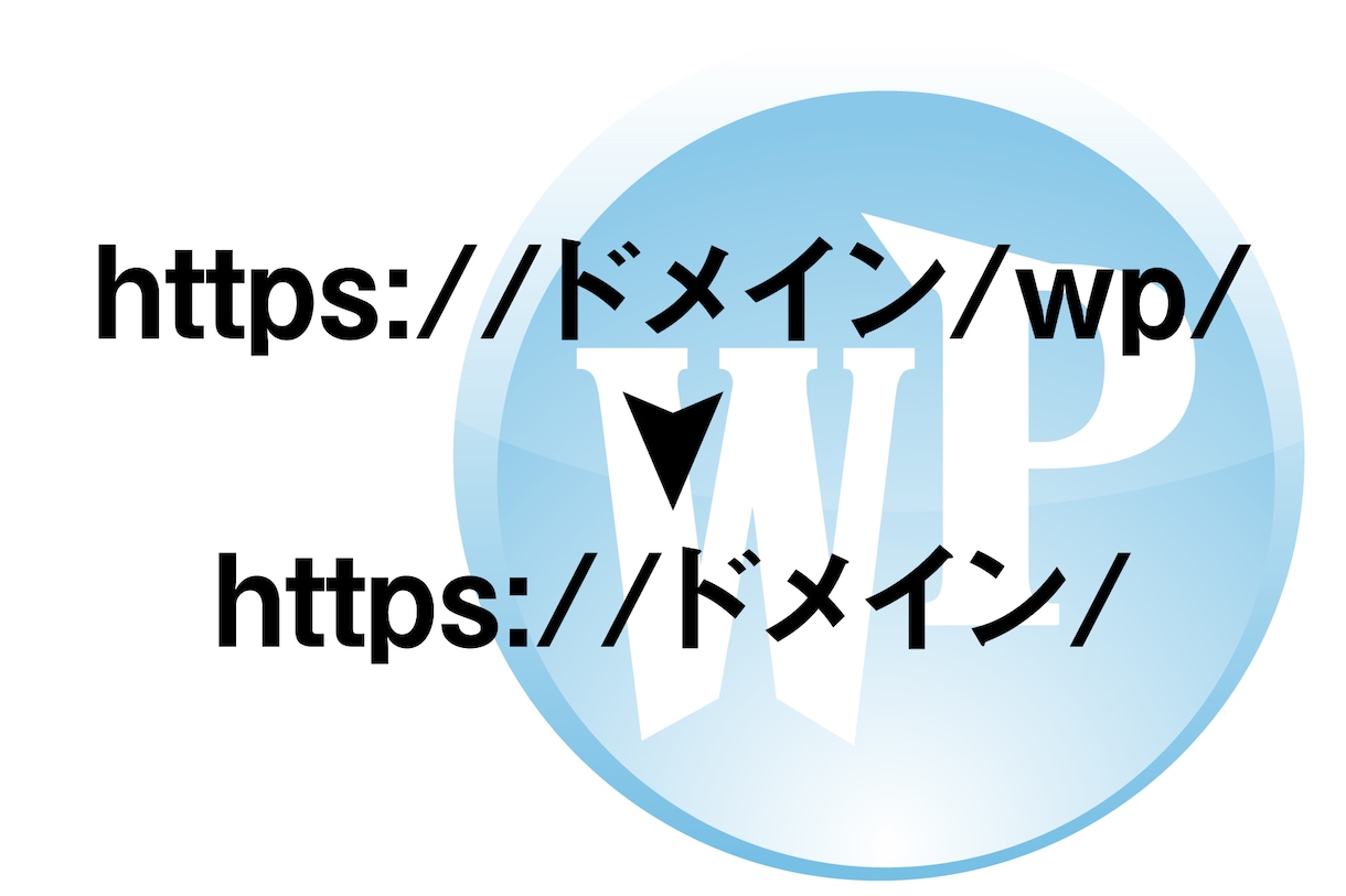 Wordpressをドメインのみで表示します サブディレクトリのWPをドメインのみで表示したい方に最適です イメージ1