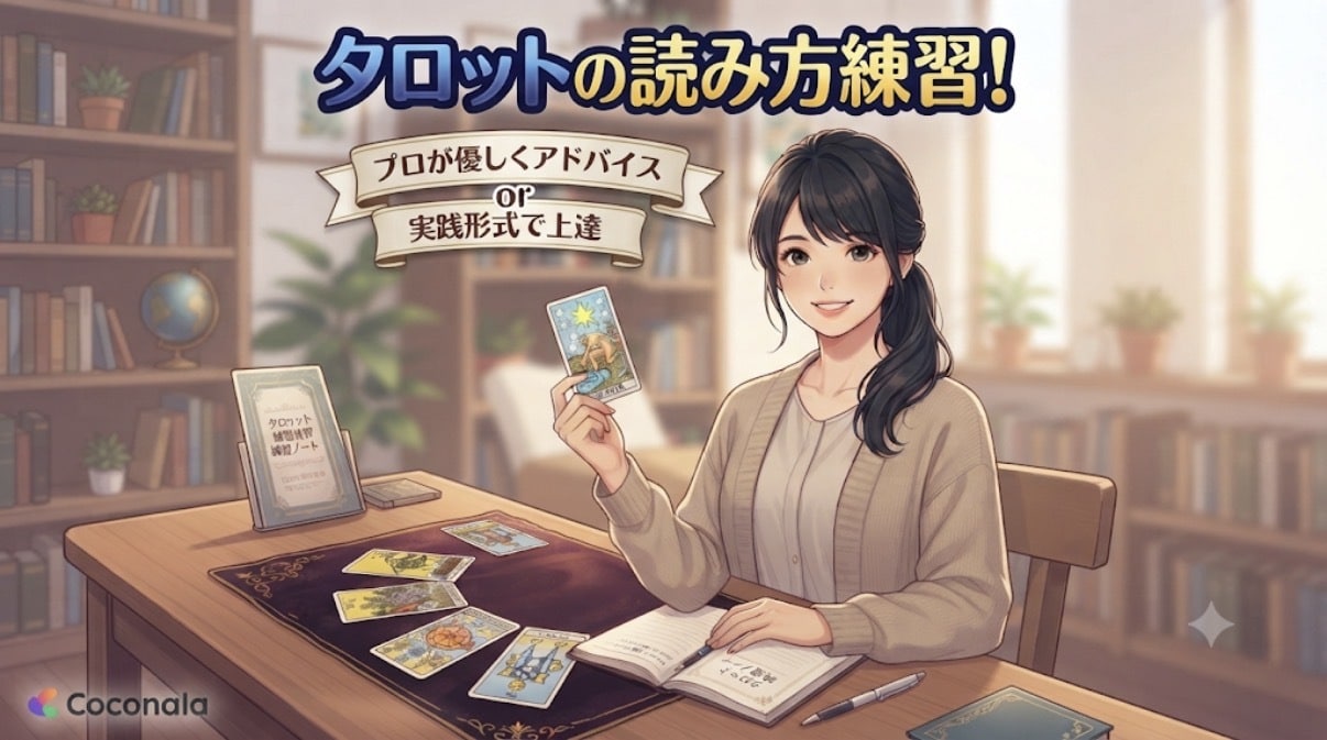 独学に終わりを。タロットのリーディング練習します 「その解釈で大丈夫？」を解消！ イメージ1