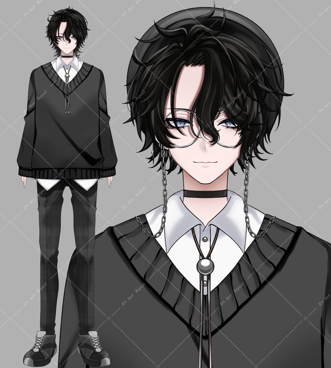 Vtuber用のパーツ分けイラストを作成します 高可動域用のパーツ分けをお受けいたします！ イメージ7