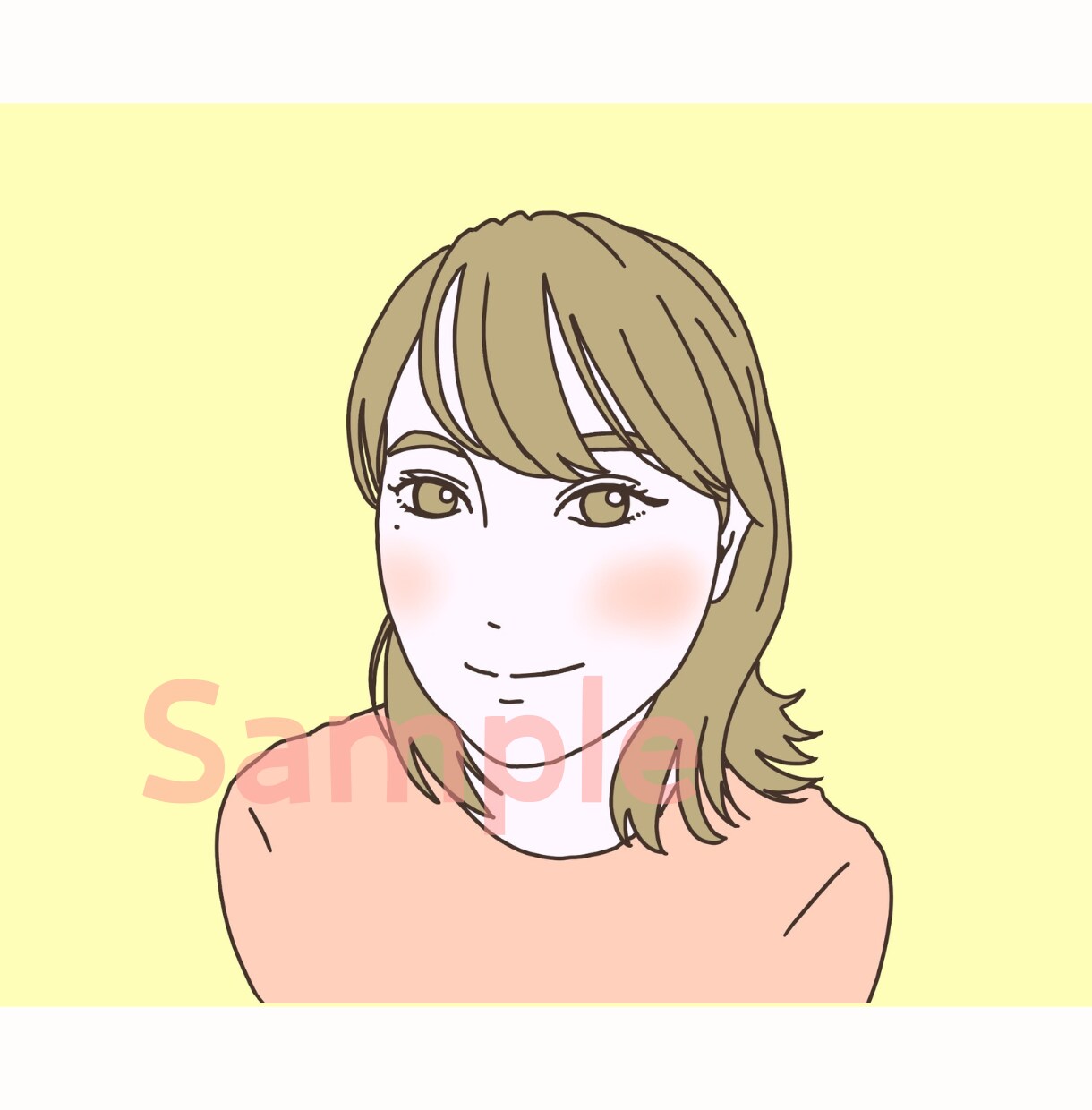 人感のあるアイコンを作成いたします ちょうどいいシンプルさでお仕事用のアイコンにも！ イメージ3