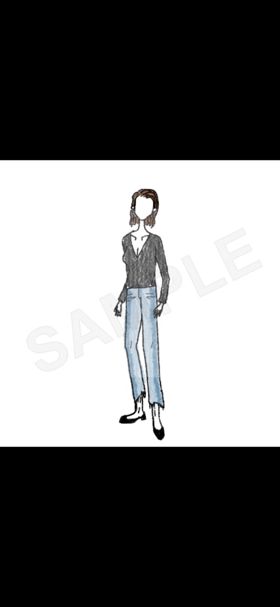 商用可 あなたの好みのファッションの絵を描きます このStyleが好きで絵にしたい！写真をもとにお書きします！ イメージ4