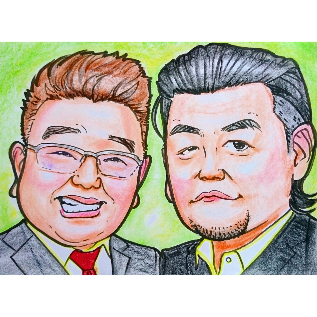 お写真から！かわいい似顔絵かきます メッセージと共にもらって喜ばれる似顔絵を贈りませんか イメージ4