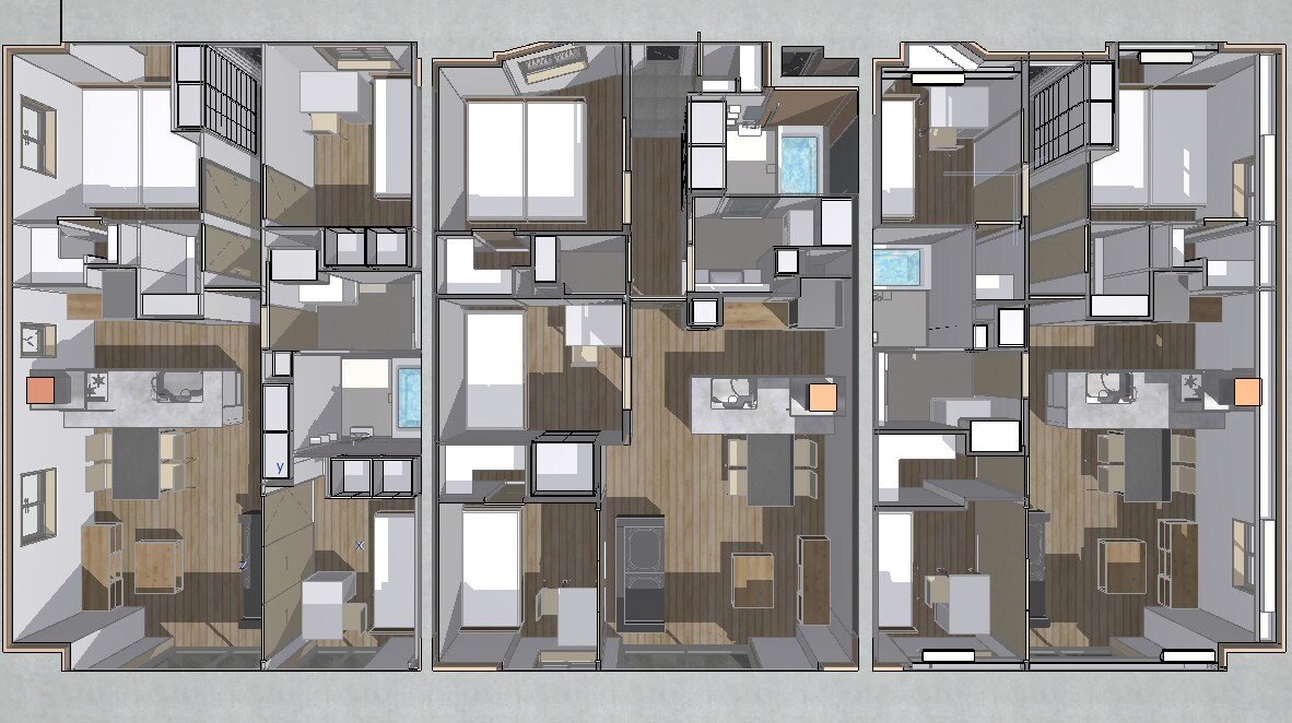 マンション住戸プランを3Dパース付きで提案します ～お施主様説明用に2次元図面とともにパースも作成します。～ イメージ4