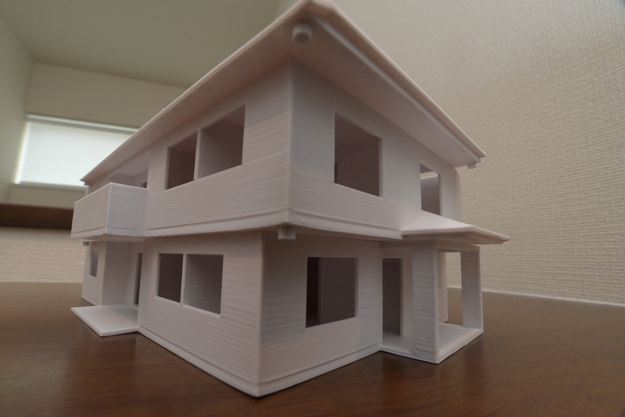 図面から住宅模型(白/カラー)を3Dプリントします 建築前に、間取り、動線など、確認しておきたい方、ぜひ！ イメージ7