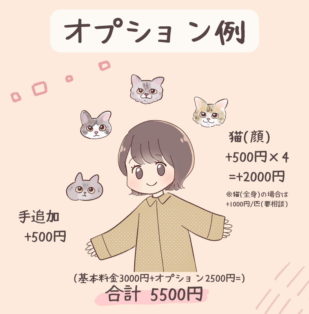 ほわっと可愛く♡柔らかい似顔絵を制作します ふんわり優しい印象に♩あなたの魅力を最大限に引き出します✿︎ イメージ6