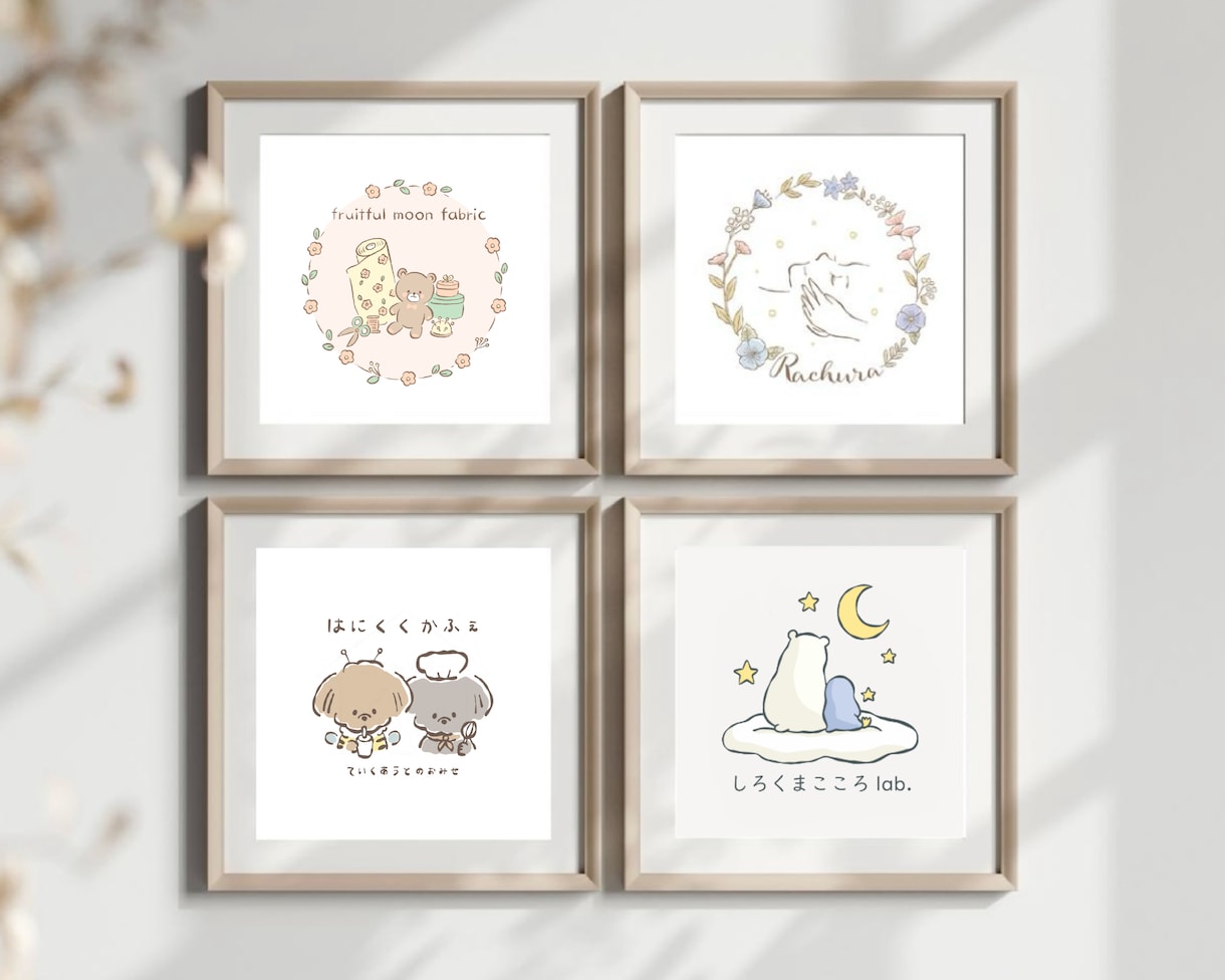かわいくておしゃれな手描きイラストロゴを作成します 様々なコンテストで受賞した経験のあるイラストレーター イメージ8