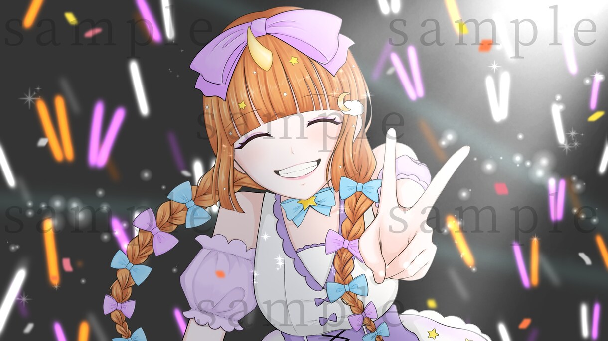 歌い手様に本家に忠実なサムネイルを作成いたします 歌い手絵師です！サムネアイコン立ち絵SDもお作りできます！ イメージ4