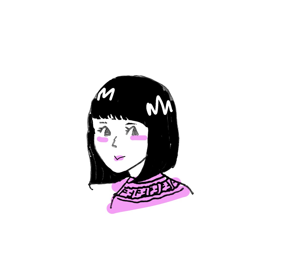 SNSアイコン用のシンプル可愛い似顔絵描きます ◉1,000円ポッキリゆるめ似顔絵◉ イメージ2