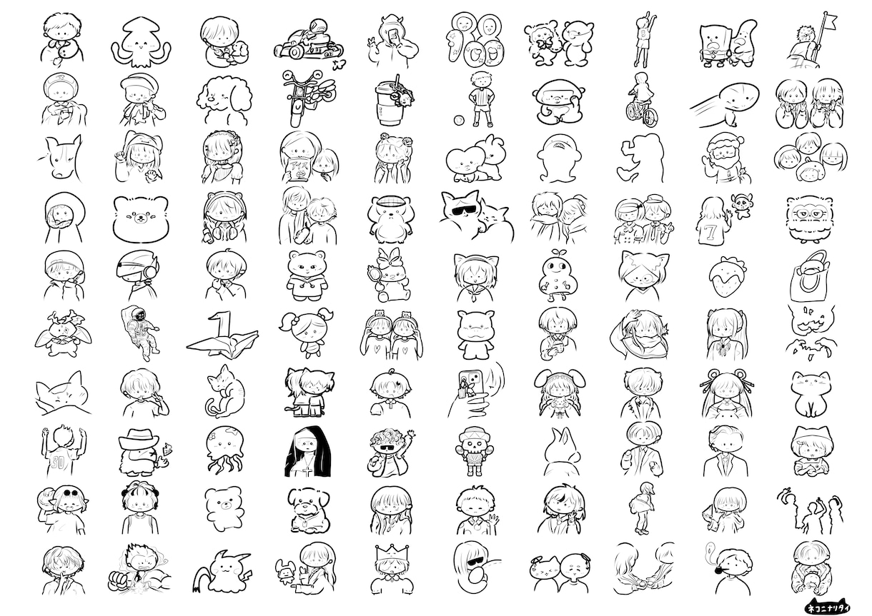 ゆるかわイラストお描きします ゆるかわな絵柄で、「あなたらしい一枚」をお描きします。 イメージ6