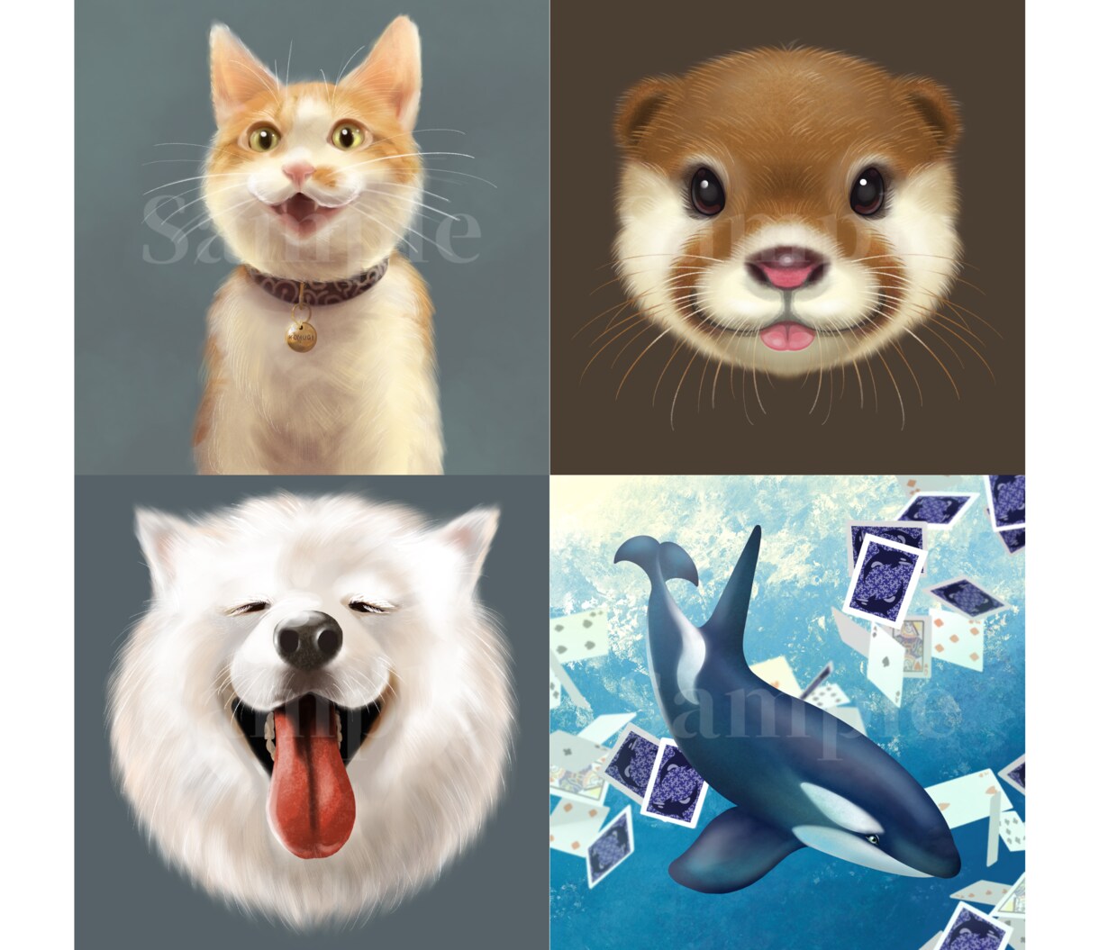 リアルなタッチでペット・動物の似顔絵を描きます ★印刷対応可能！★暖かな気持ちになる素敵なイラストをお届け イメージ10