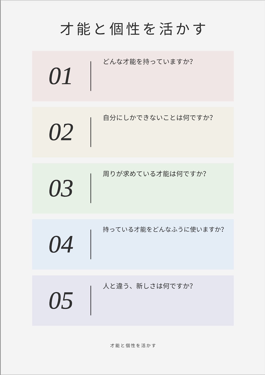 自己探求100の問い＊心と向き合う時間が持てます 本音・情熱・未来を見つけるPDFツール イメージ4