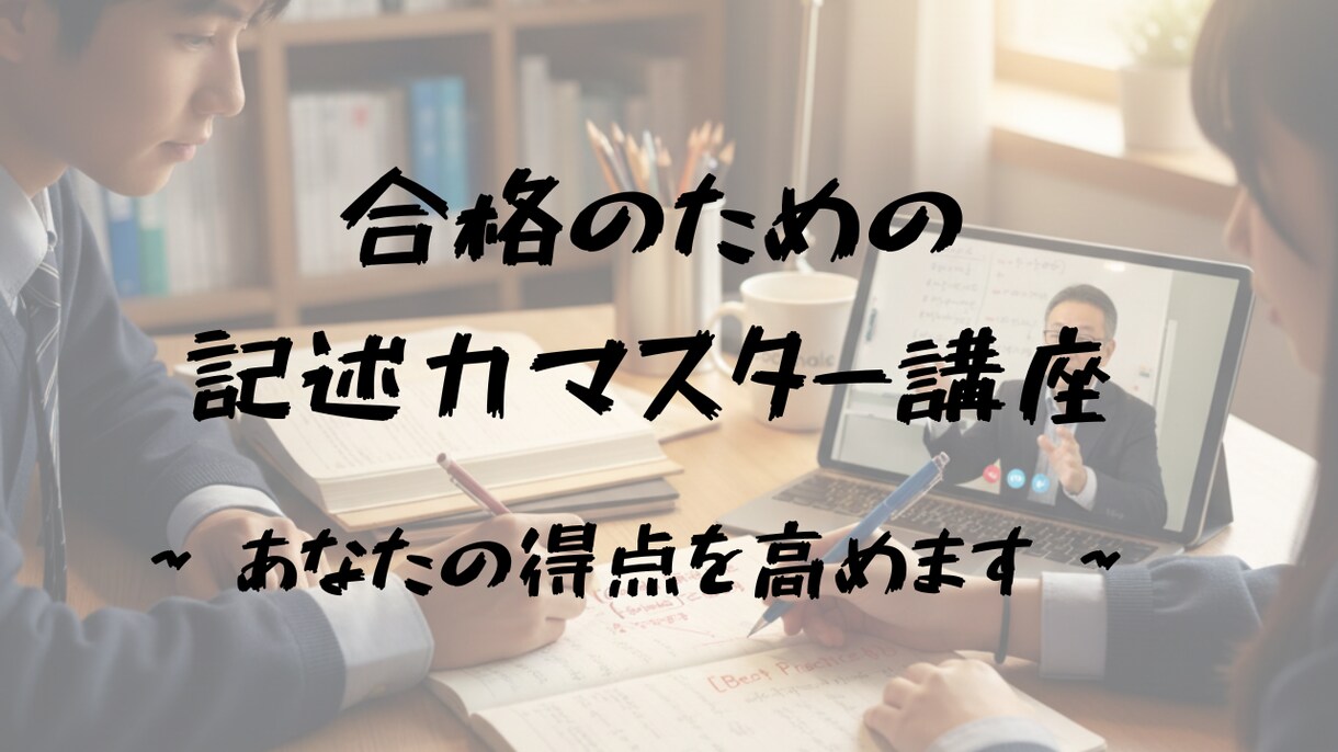 数学の大学入試問題や高校入試問題の添削をします 合格のための記述力マスター講座 イメージ1