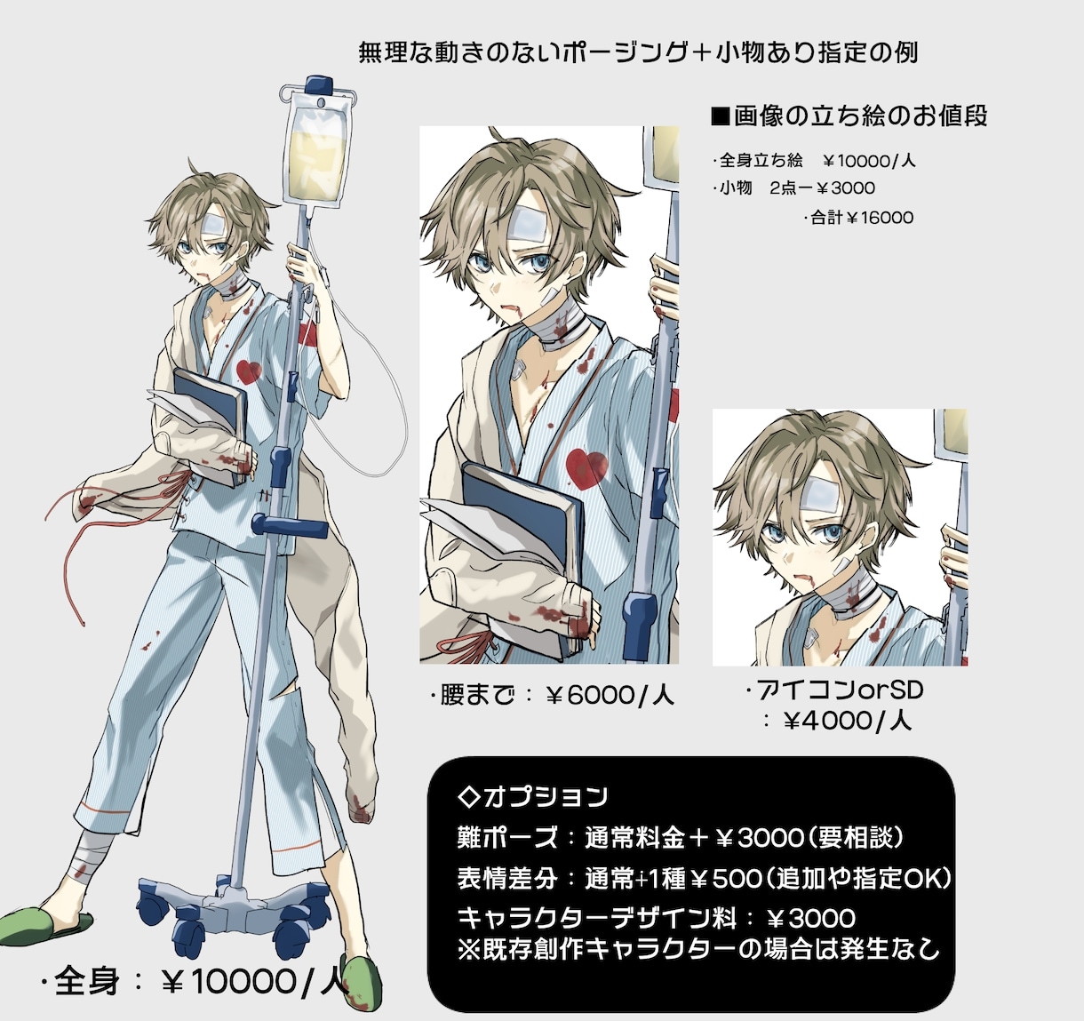 TRPG等での使用イラスト制作致します 立ち絵やイラストでTRPGに彩りを イメージ2