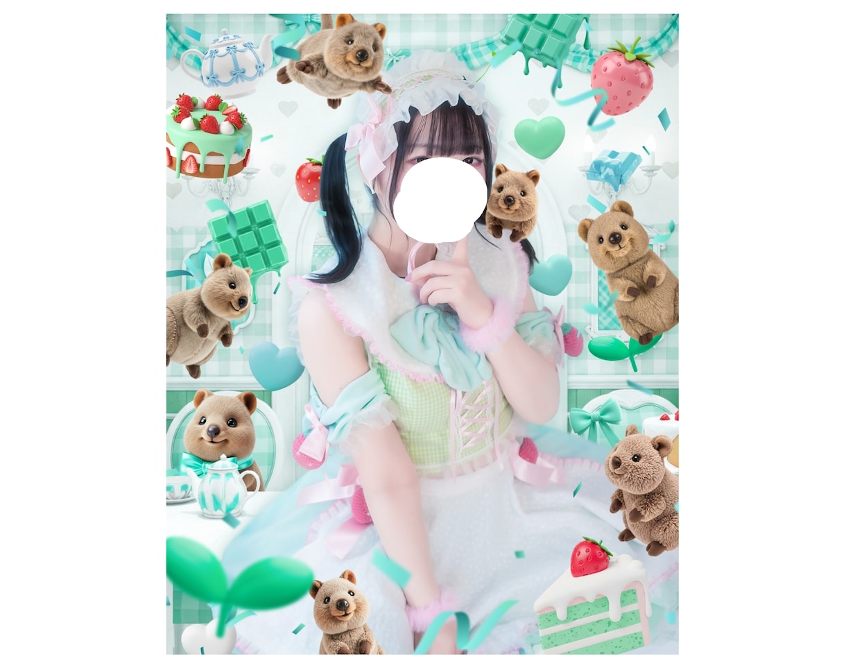 集合OK!コラージュアー写/ビジュアルつくります イベントや宣材写真にぴったりの世界観重視画像を制作します イメージ1