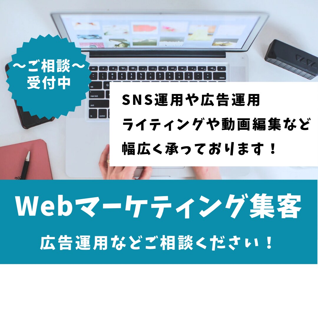 Webマーケティングや広告運用します Webマーケティングで必要な広告運用やSNS運用など イメージ1