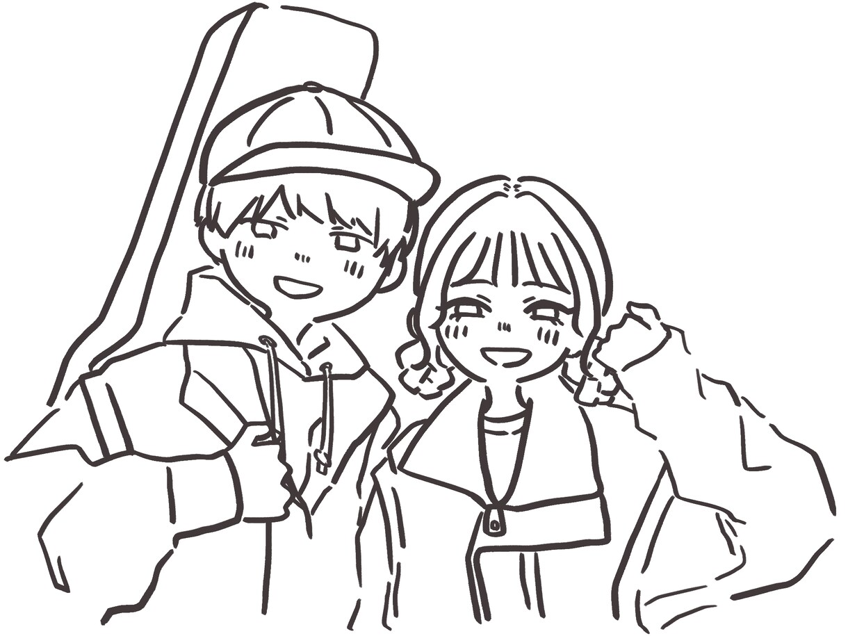 胸上のみになります。場合によっては全身も描けます 胸上イラスト(場合によっては全身も可能) イメージ2