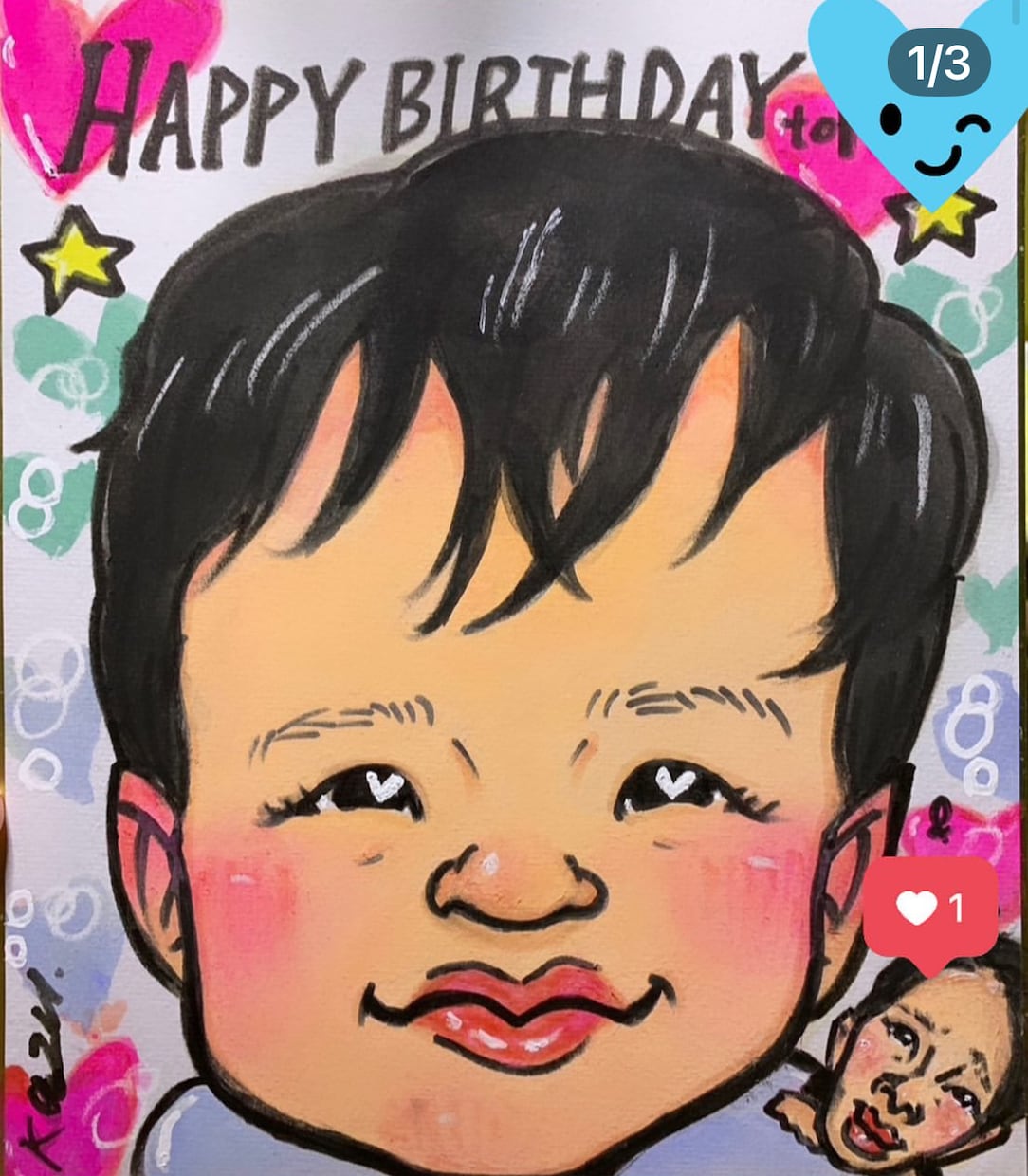 記念日・祝いごとのプレゼント似顔絵を描きます 大切な方への特別なプレゼントをいかがですか イメージ7