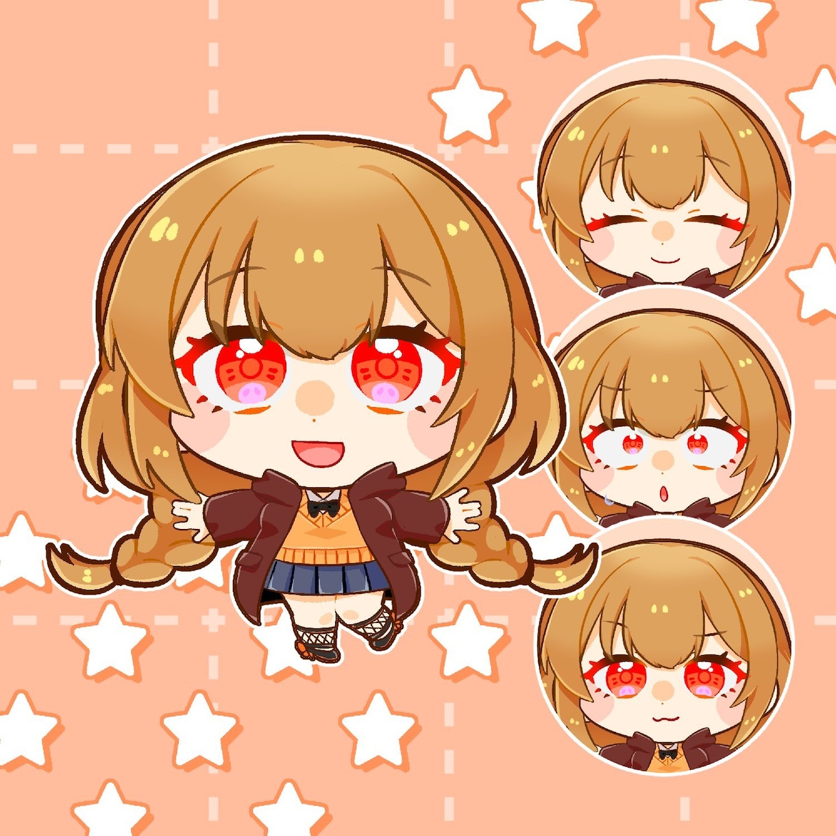 SDイラスト・デフォルメイラストを描きます もちもちしたイラストをお描きします イメージ2