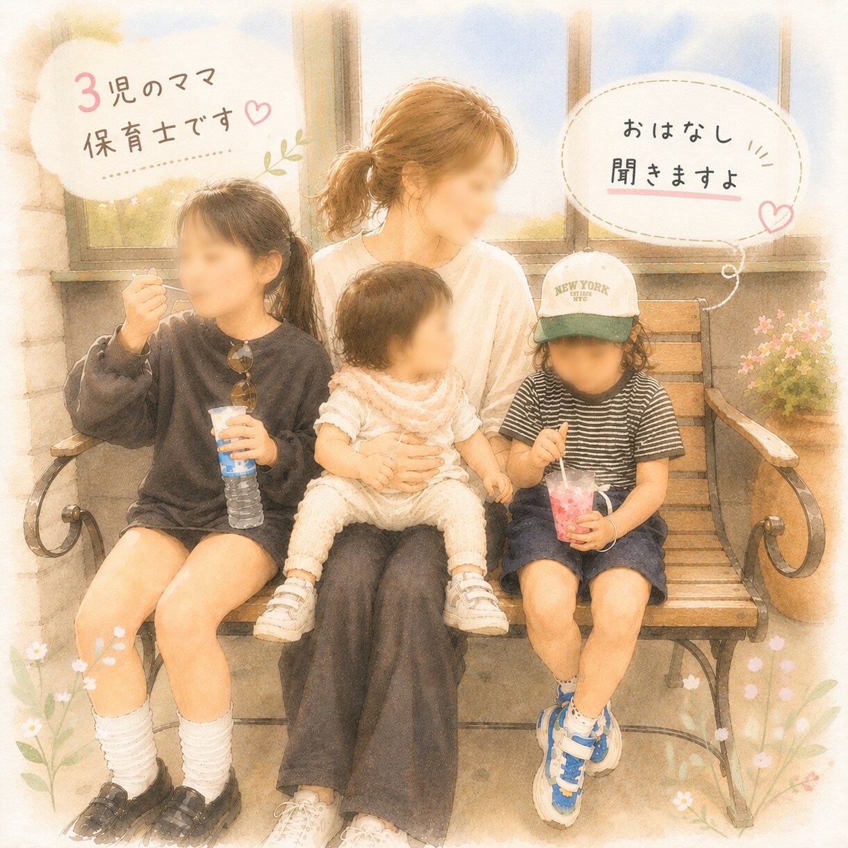3児ママ保育士、悩みや愚痴聞きます 1人で抱え込まずに吐き出しましょう！ イメージ1