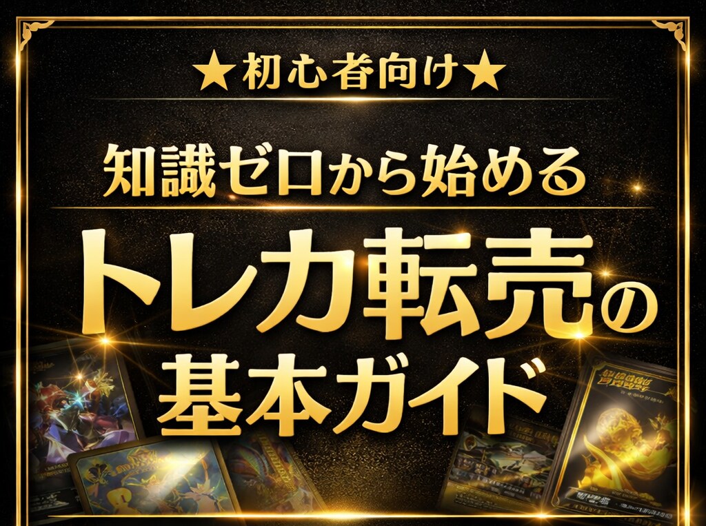 知識ゼロから始める トレカ転売教えます 初心者が失敗しにくくなるための スタートガイド イメージ1