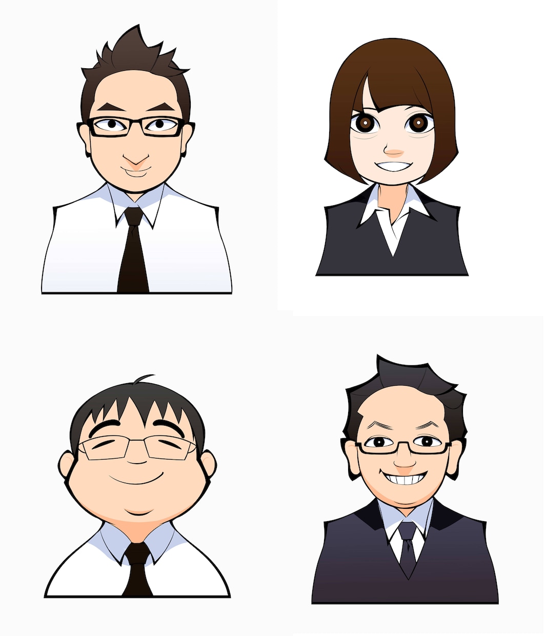お写真から似顔絵を作成いたします ホームページや名刺に　プレゼントや記念に イメージ1