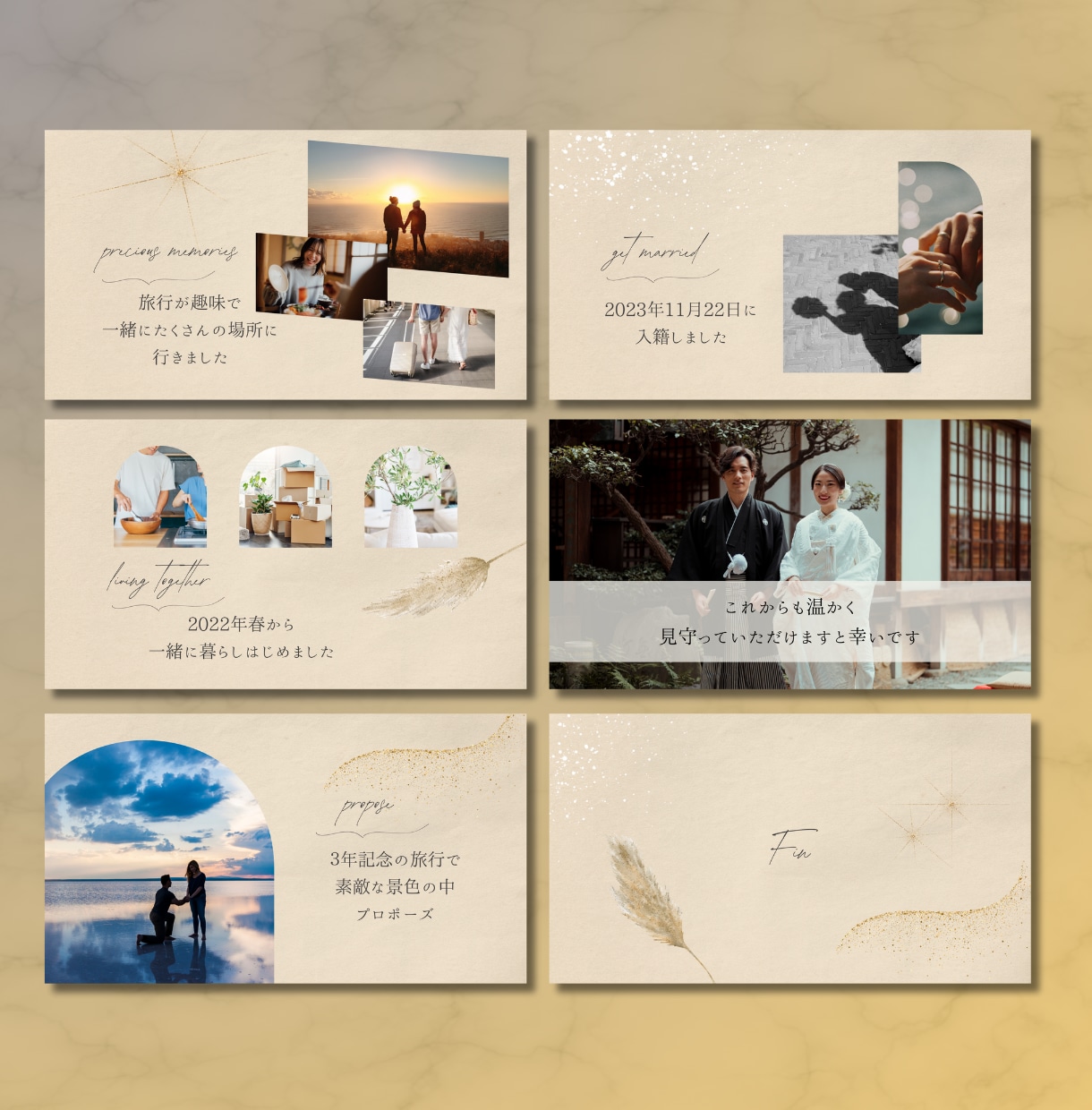 Canva プロフィールムービーテンプレ納品します スマホOK 上品/おしゃれ/シンプル 写真と文字を入れて完成 イメージ6