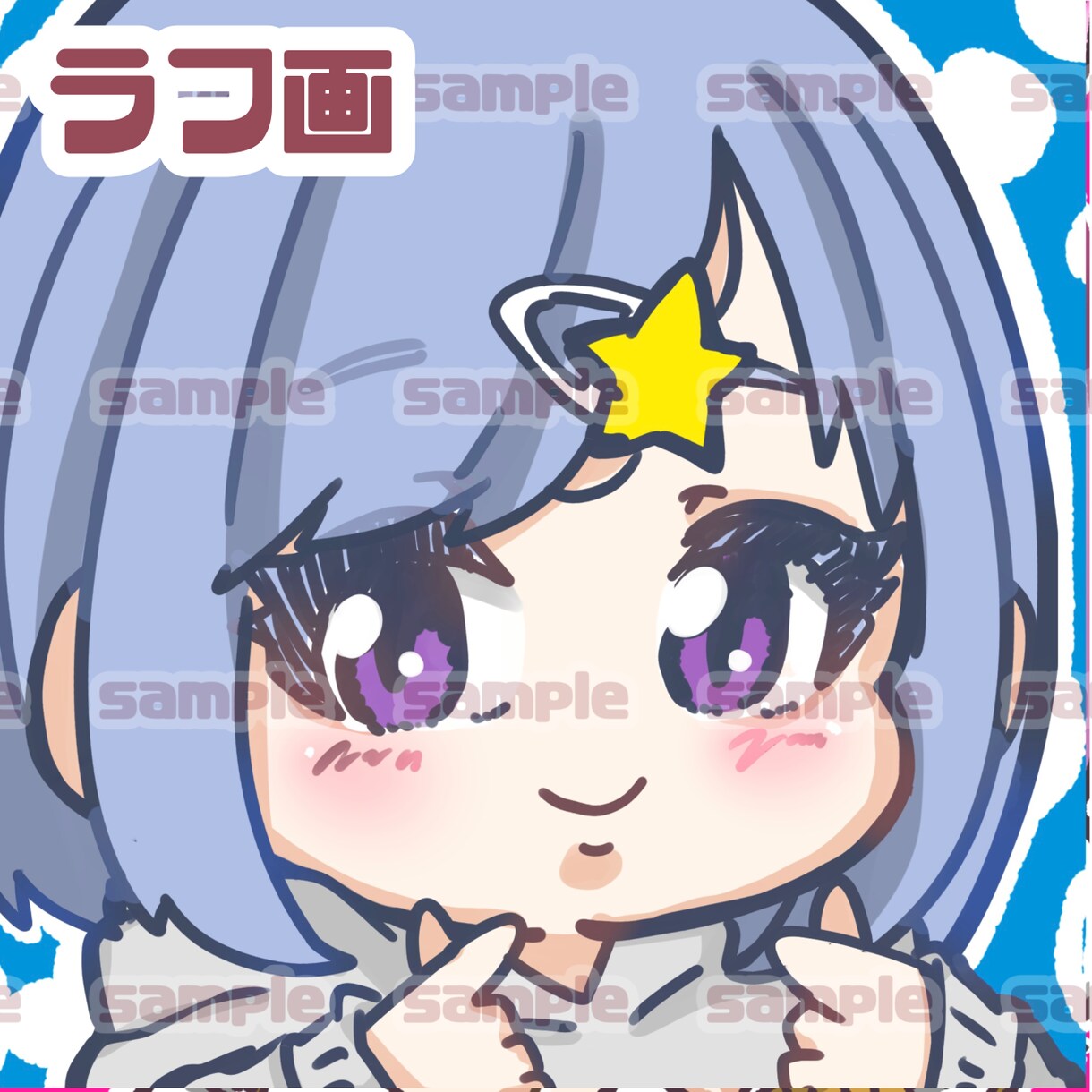 かわいいミニキャラのアイコンを描きます 活動者さんのサブ垢アイコン等にいかがでしょうか？ イメージ2