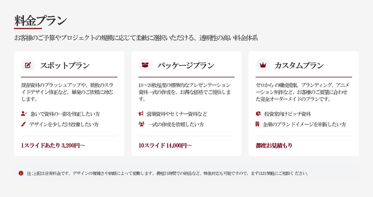PowerPoint作ります 1枚〜でもOK！作成代行いたします！ イメージ7